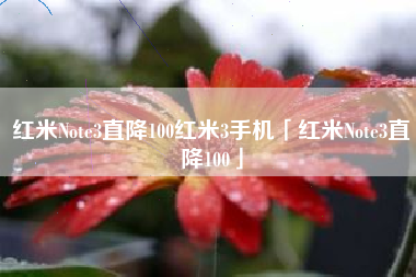 红米Note3直降100红米3手机「红米Note3直降100」